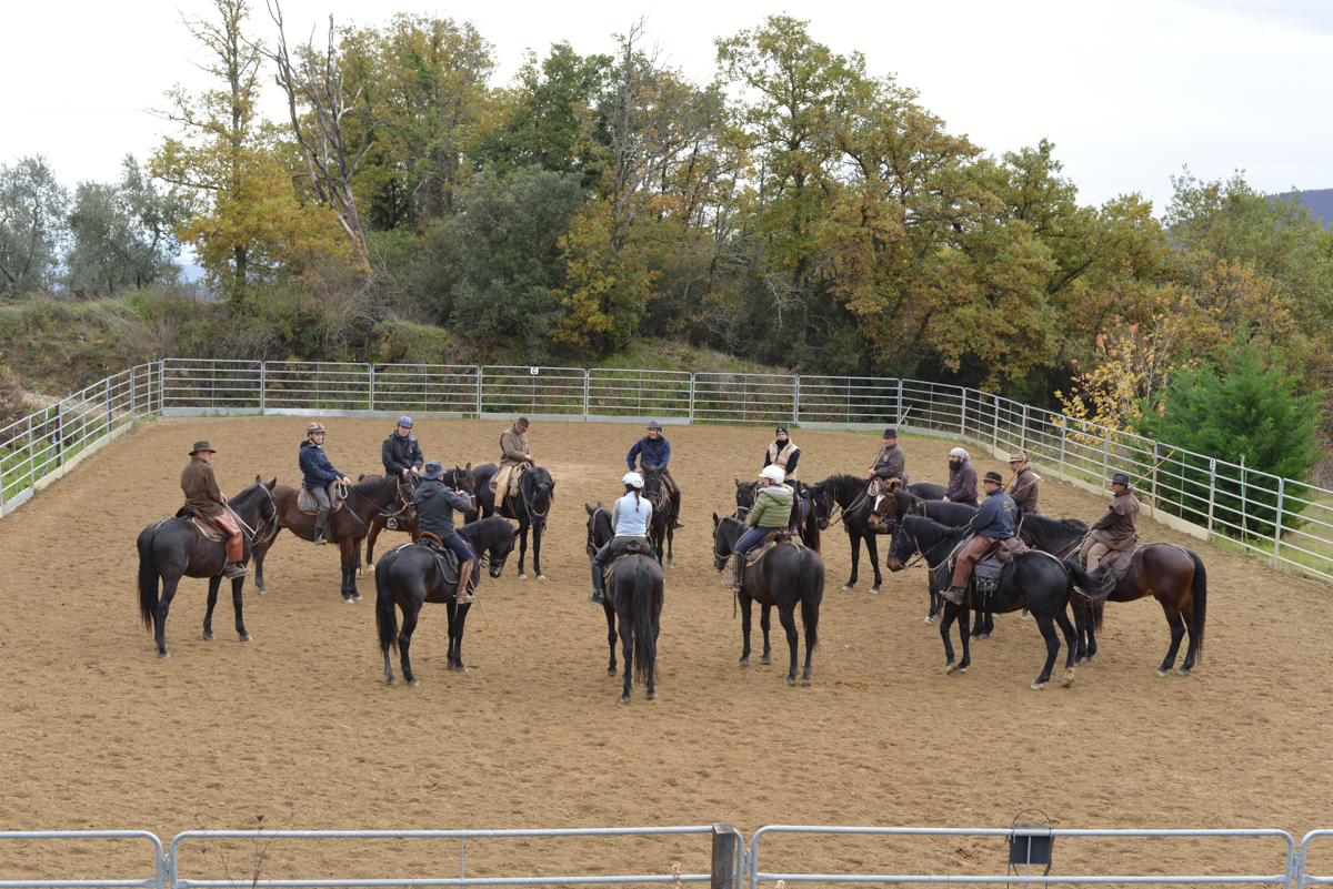 Elesta horse back in maremma