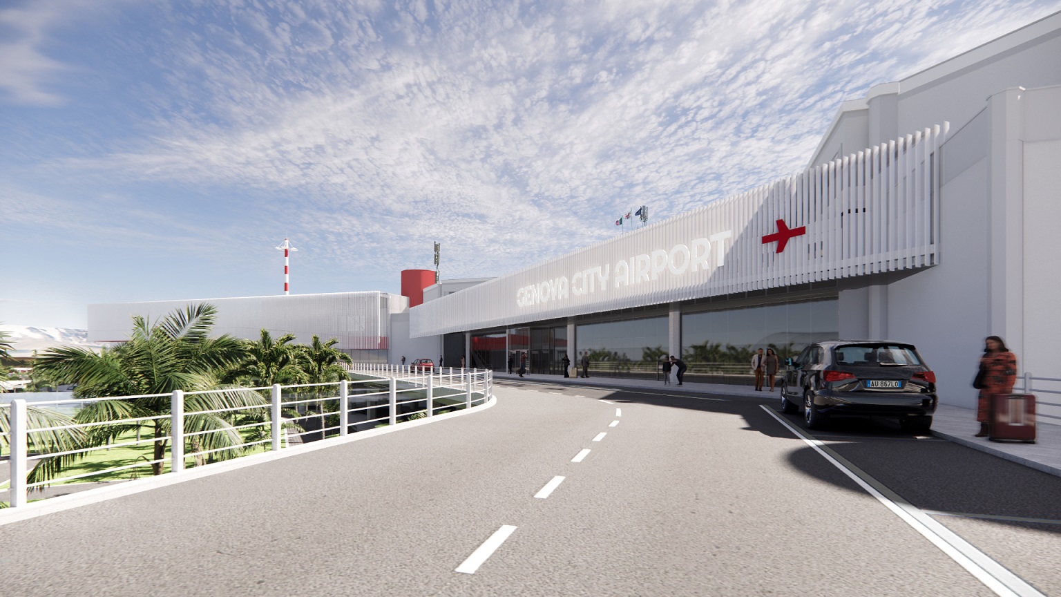 Genova Rendering Airside front