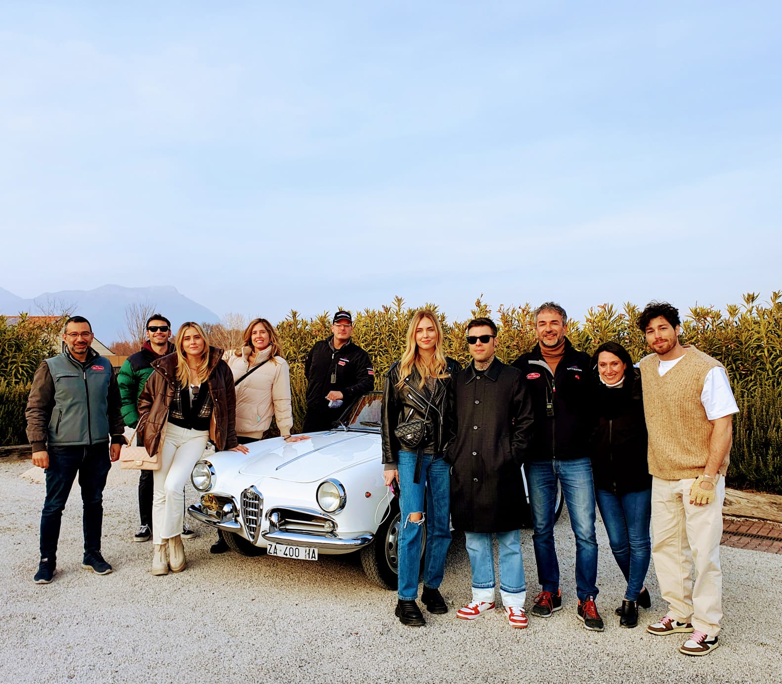 I Ferragnez con Slow Drive