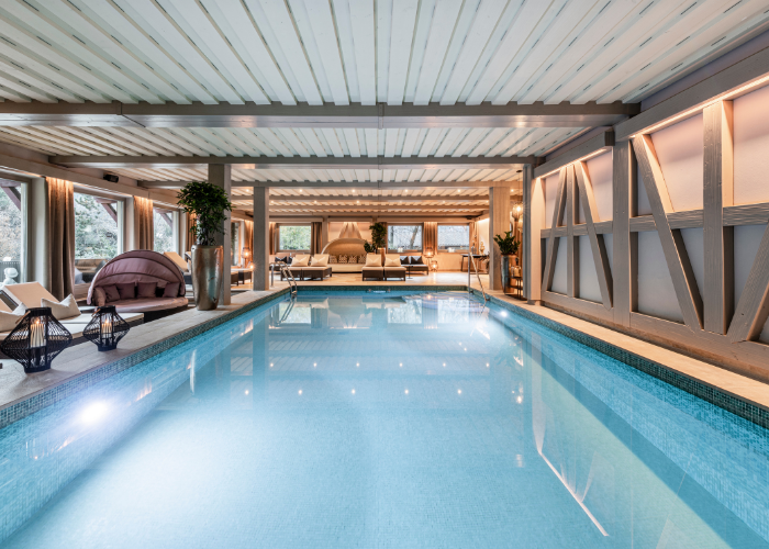 Romantik Hotel Stafler pool