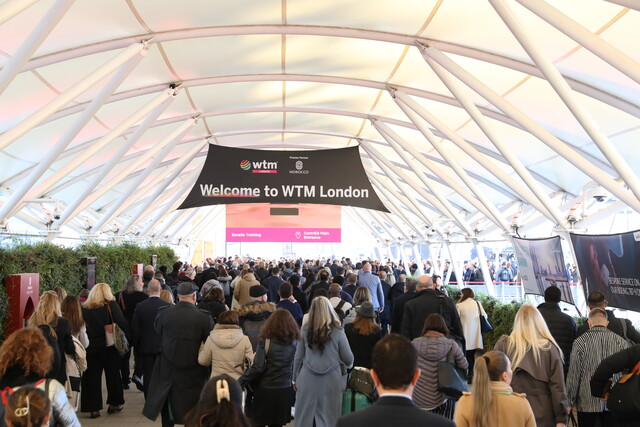 WTM London 2023 arrival