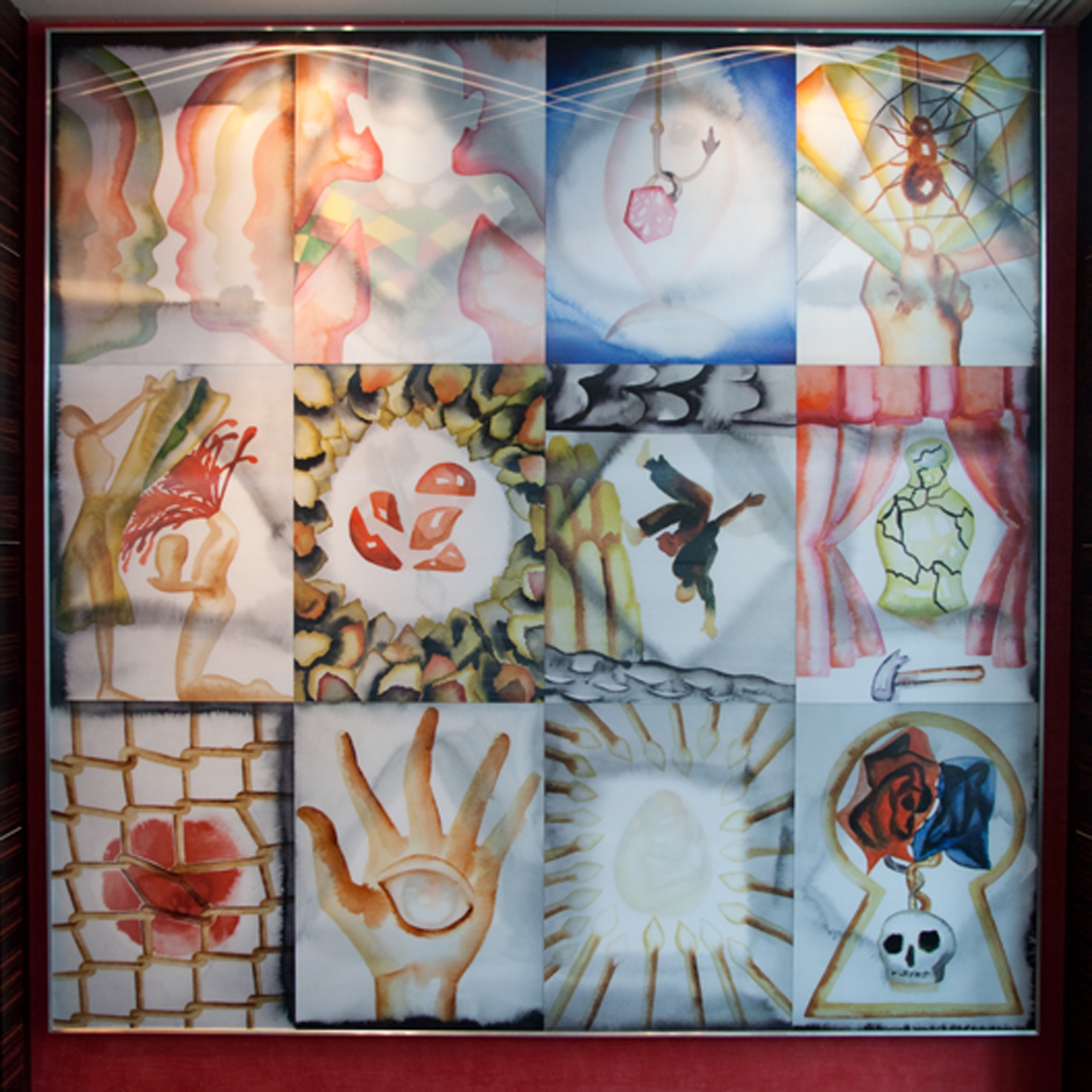 Romeo---Lobby-Play-Room-Francesco-Clemente---Metamorfosi-in-tre-atti