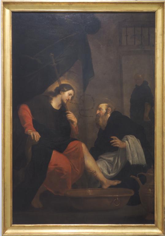 miniAccademia-Ligustica---Orazio-De-Ferrari-SantAgostino-lava-i-piedi-a-Cristo
