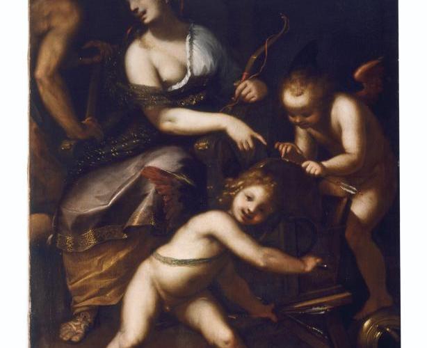 Giovanni Battista Paggi (1554-1627), Venere nella Fucina di Vulcano, Collezione privata
