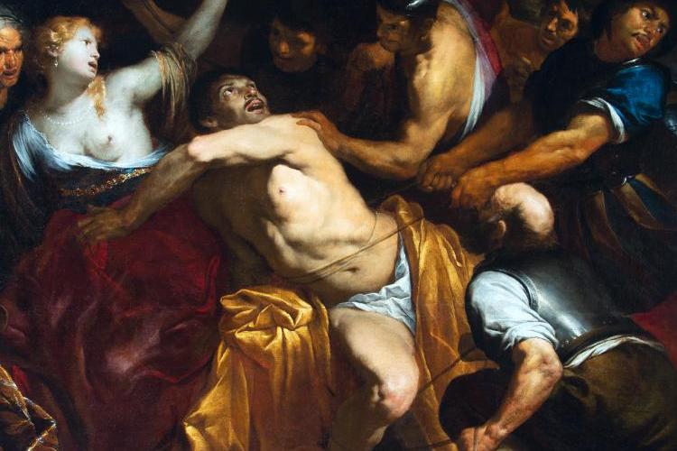 Orazio De Ferrari (1606-1657), La cattura di Sansone, Ascoli Piceno, Pinacoteca Civica  