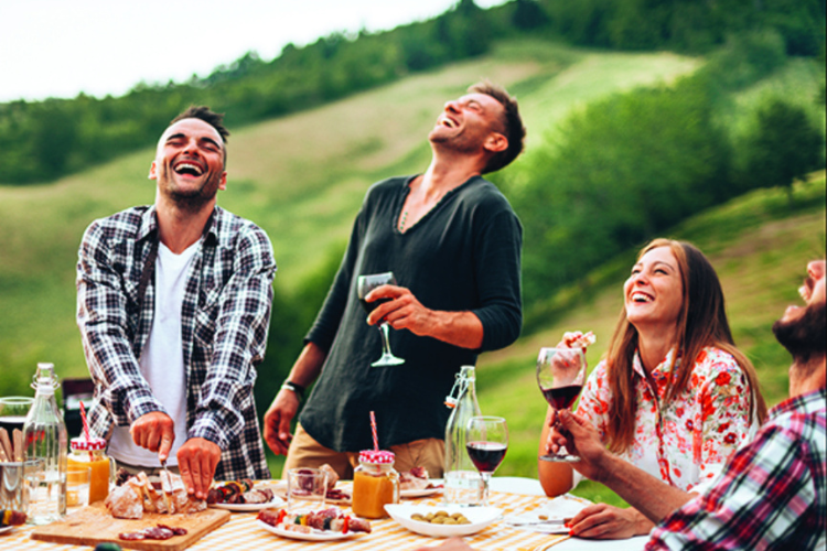 friends in tuscany