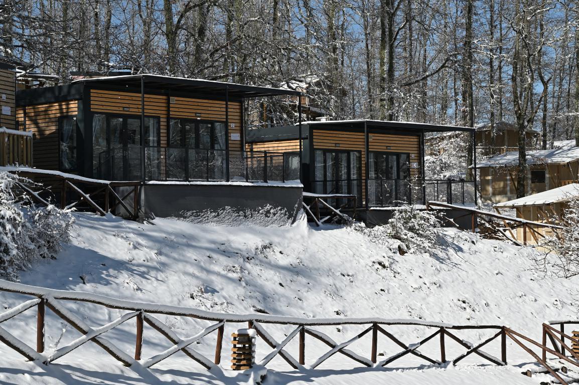 mini Christmas Glamping Vacanze col Cuore mobile home NEXT XL PANORAMA 2