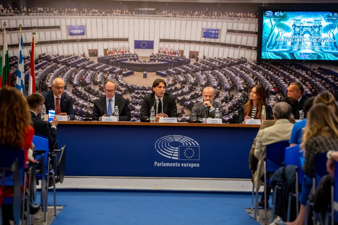 press conference alessandro onorato phygital rome