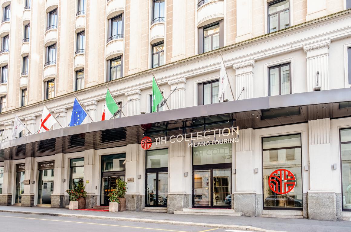 NH Collection Milano Touring Facade day street