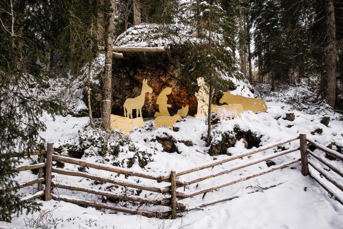 mini Val dEga Mercatino di Natale Presepe 1