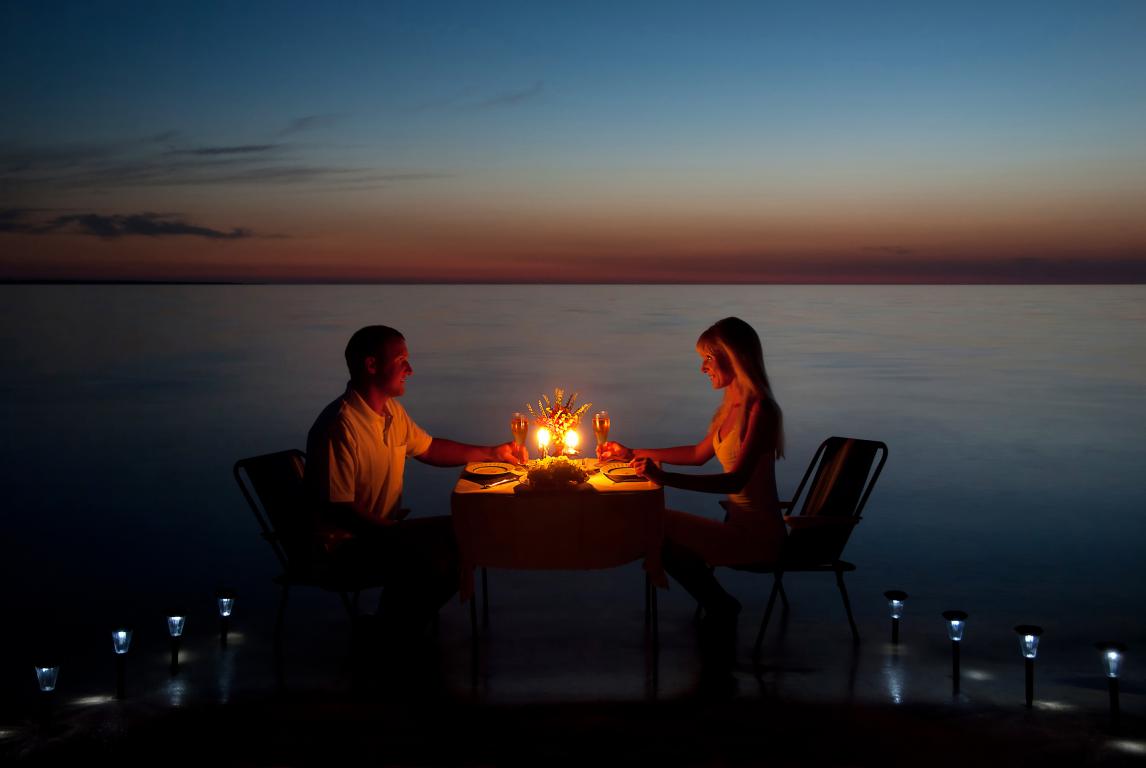 mini cena in spiaggia