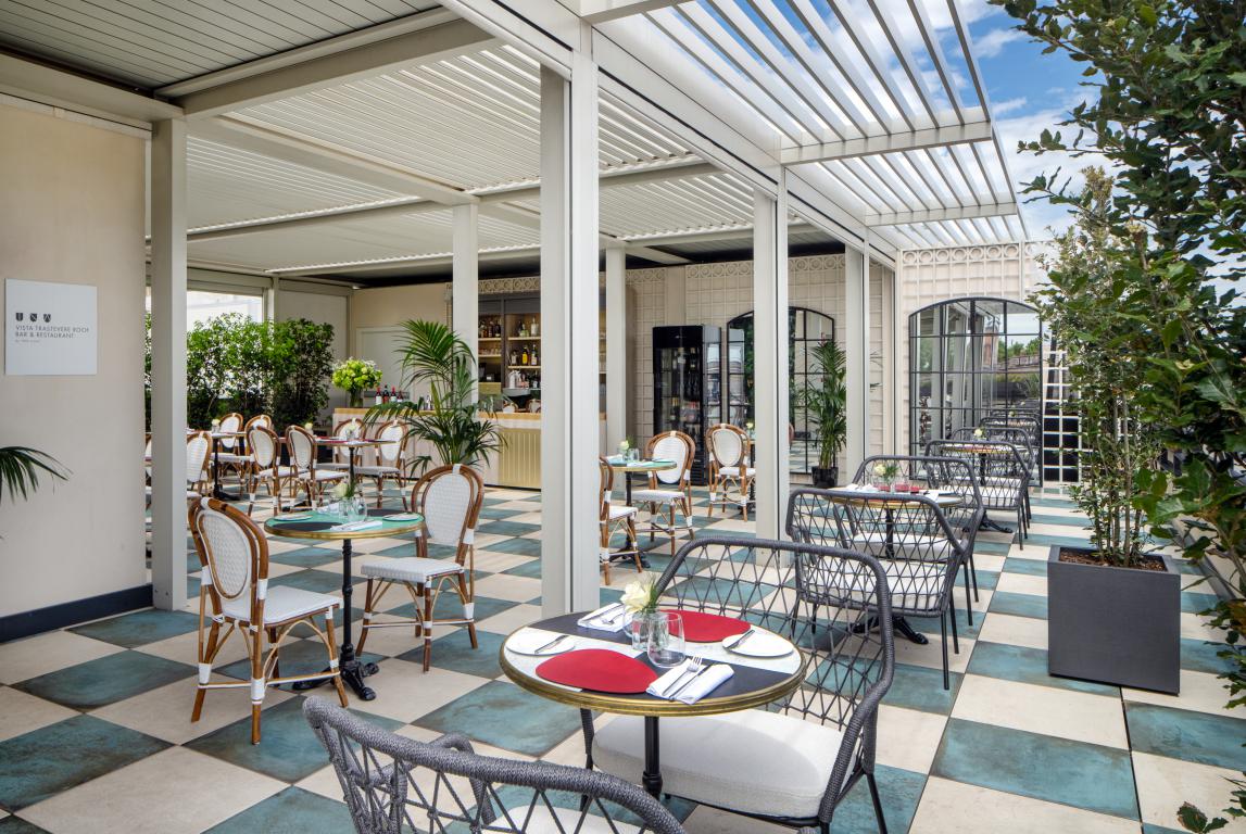 UNAHOTELS Trastevere Rome roof terrace