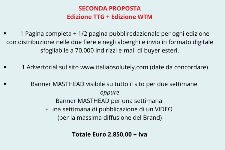 seconda proposta