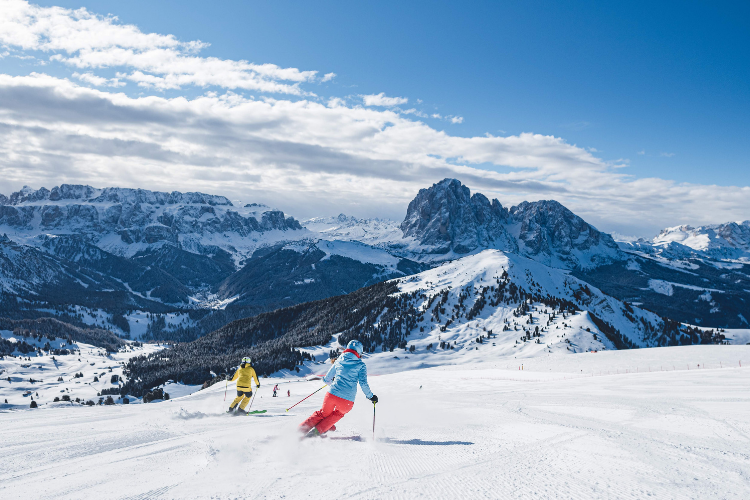 skiing south tyrol