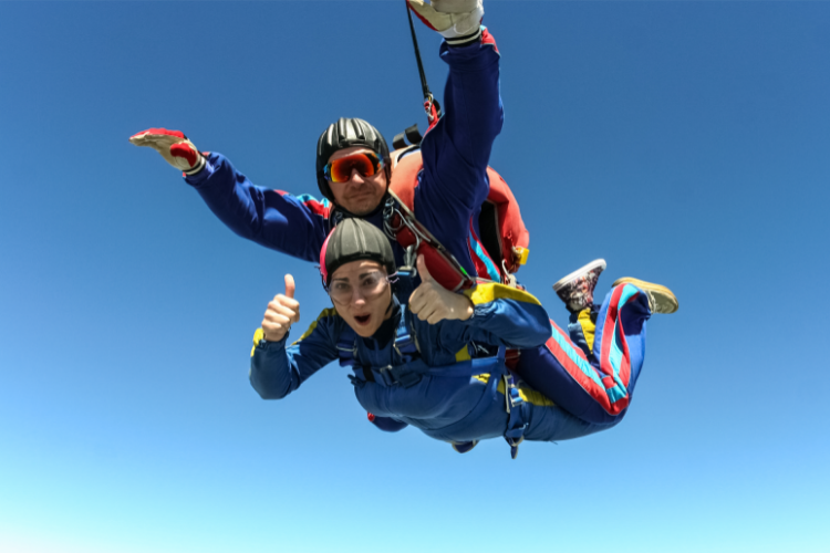 skydiving