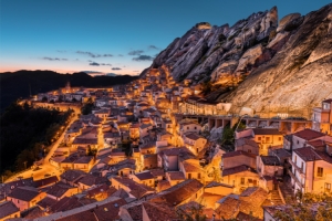 Pietrapertosa, the ancient, highest town in Basilicata  