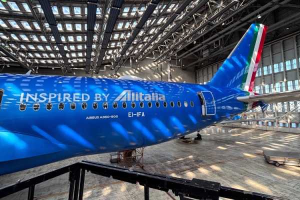 ITA Airways proudly displays the Alitalia brand on three aircraft