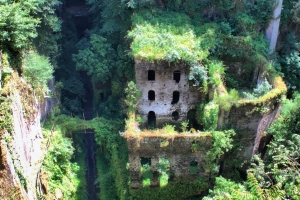 Vallone dei Mulini. A mysterious valley with ruined mills on the Sorrento Coast