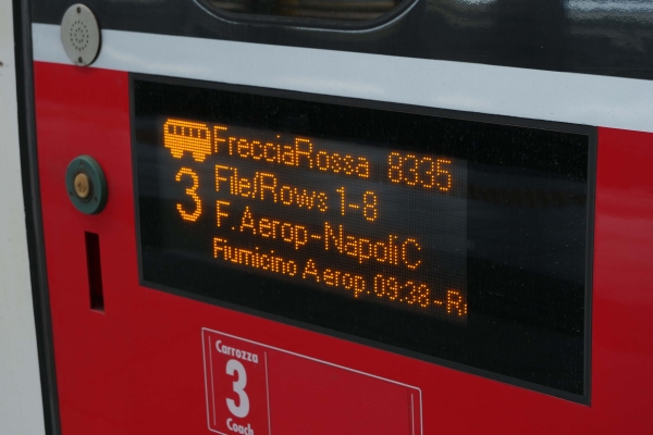 Trenitalia. New Frecciarossa Naples and Florence trains to Rome airport