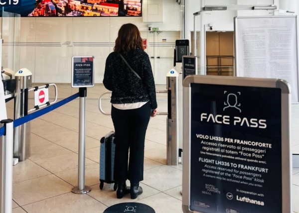 Lufthansa has activated the Face Pass biometric system at Naples Airport