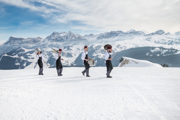 Alta Badia. A gourmet ski safari, dawn skiing and wine tastings on the slopes