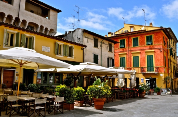 Pietrasanta in Tuscany is a little Versilian coastal town big on art