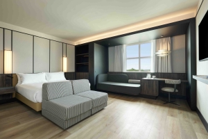 Hilton Rome Airport: the sky and sea reflect in the restyling 