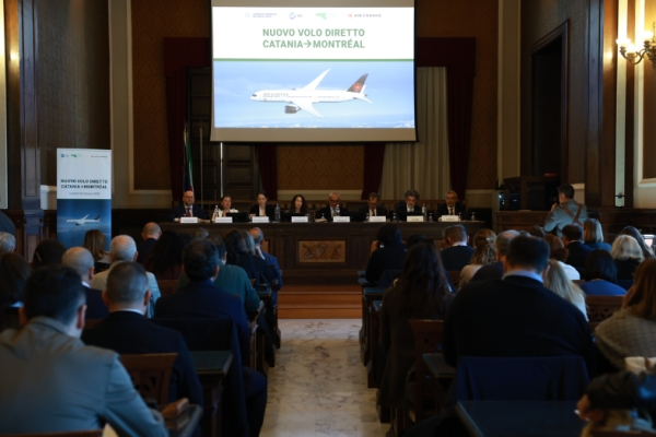 Air Canada: gearing up for its Montréal-Catania route on 5 June