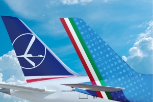ITA Airways is now flying in codeshare with LOT Polish Airlines