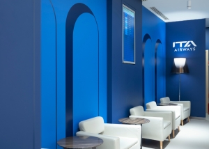 ITA Airways new Piazza Vincenzo Bellini lounge