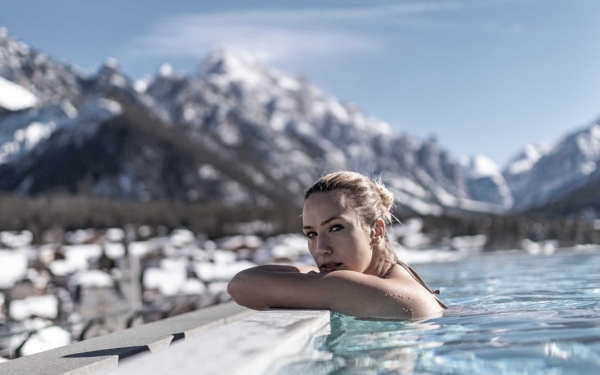 Snow-capped peaks and warm waters in South Tyrol’s hotels with outdoor pools