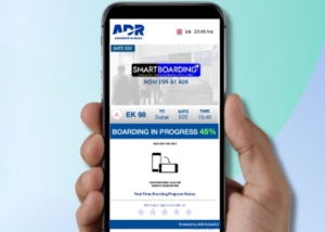 Rome’s Fiumicino airport. New digital services for passengers