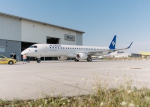 Air Dolomiti:  Here comes the new fuselage livery in Lufthansa blue 