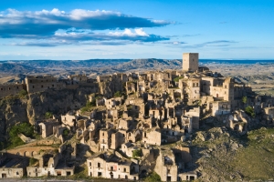 Craco, Italy’s ghost town in the Basilicata region, is a must-see and a popular movie set 
