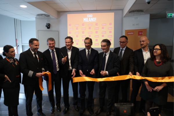 easyJet launches two new bases in Milan Linate and Rome Fiumicino