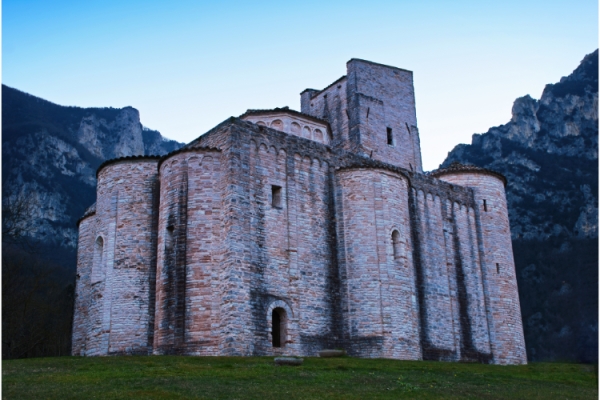 Genga. The Marches town that is a medieval castle  