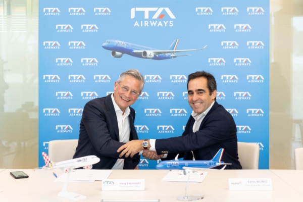 ITA Airways and Volotea sign a new bilateral codeshare agreement