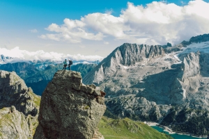 Arabba is a small jewel nested in the Dolomite mountains  