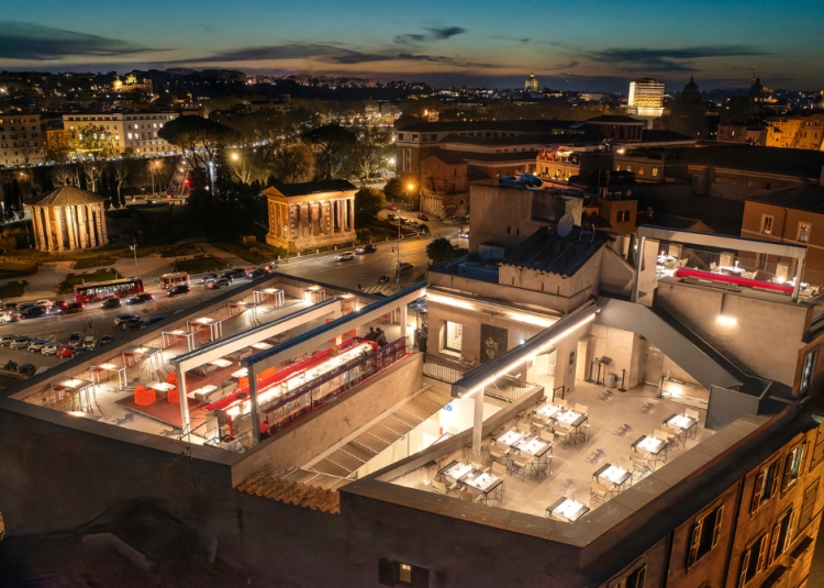 Manfredi Fine Hotels’ new RHINOCEROS Le Restau & RoofBar in Rome