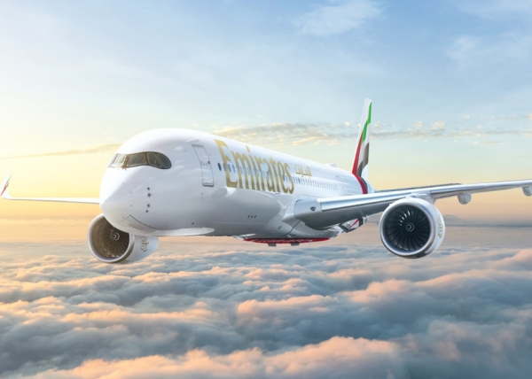 Emirates to put its new Airbus A350 at Bologna from 1 December