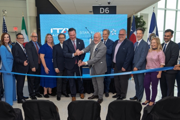 The new ITA Airways Houston to Rome Fiumicino route is operational 
