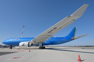 ITA Airways' new Caracas route. Aiming to break even in 2026