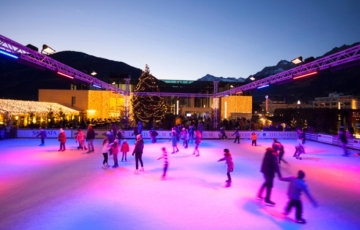 Terme Merano. Christmas on skates with fun and relaxation for all ages