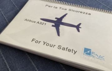 ITA Airways: a briefing card for the blind and visually impaired
