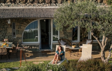 New Costa del Capitano villas at the Botania Relais in Ischia